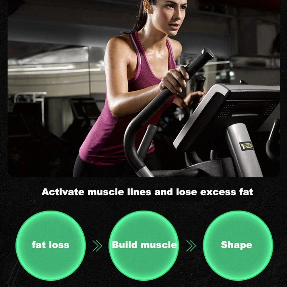 USB Rechargeable Portable Electronic Training Belt Abdominal Muscle Trainer Fitness Exercise Massager for Core Strength