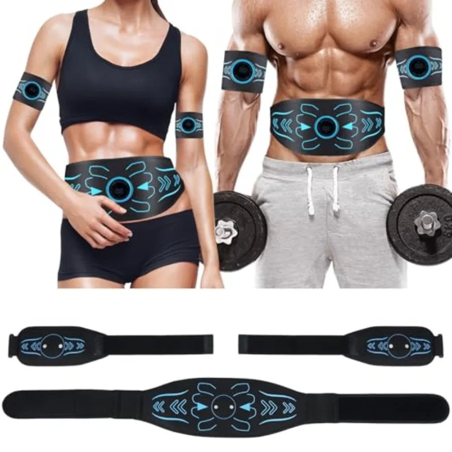 Electronic Muscle Stimulator 8 Modes Fitness Equipment for Men Women Full Body Workout Abdominal Toning Recovery Training with
