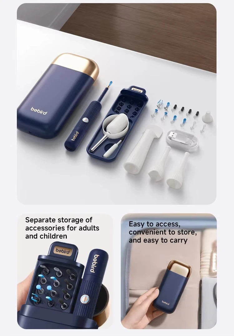 New Original Bebird EarSight Plus I35R Visual Ear Cleaner Earpick Bendable HD Clipable Tweezers All-in-1 Ear Rod Earwax Removal